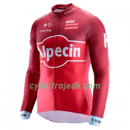 Cykeltrøje Langærmet 2017 Team Katusha-Alpecin N001 Langærmet